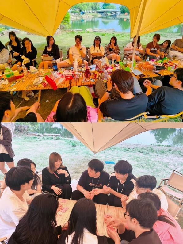 时区之外线下露营野餐活动现场